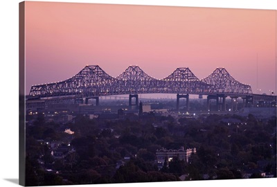 Louisiana, New Orleans, Twin Cantilever Bridges