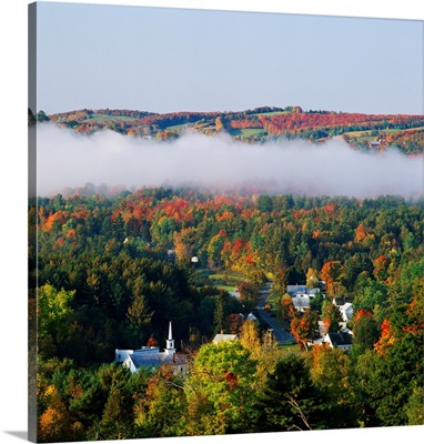 Low Cloud Over West Barnet, Vermont, USA