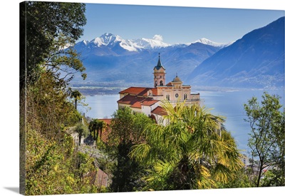 Madonna Del Sasso Monastery, Canton Of Ticino, Switzerland image thumbnail
