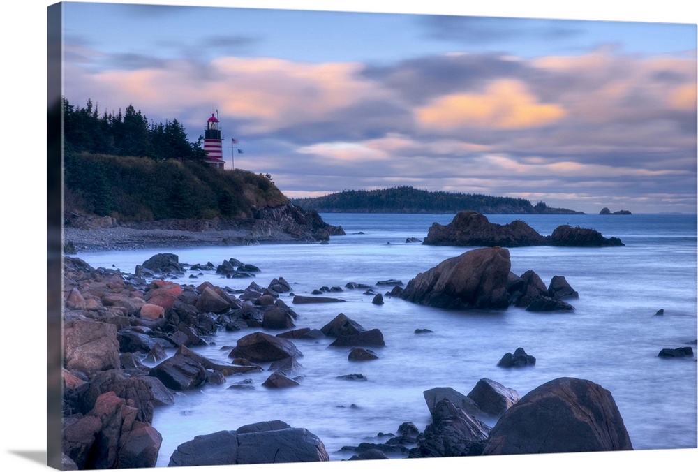 USA, Maine, Lubec, West Quoddy Lighthouse