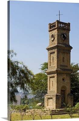 Malawi, Mangochi, Queen Victoria Clocktower, built in 1903, is a prominent landmark