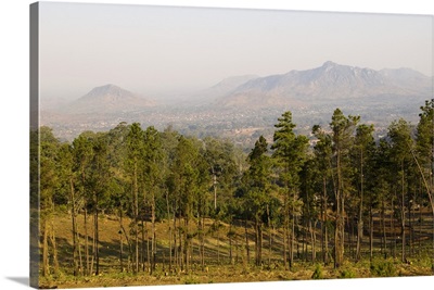Malawi, View over the town of Zomba