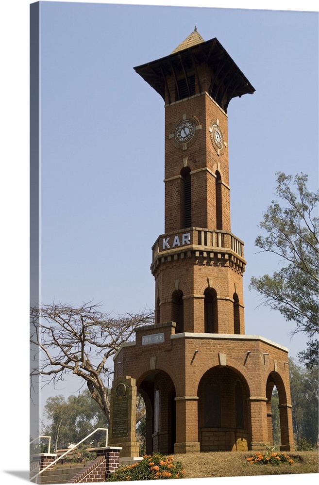 Malawi, Zomba. War Memorial to the King's African Rifles.