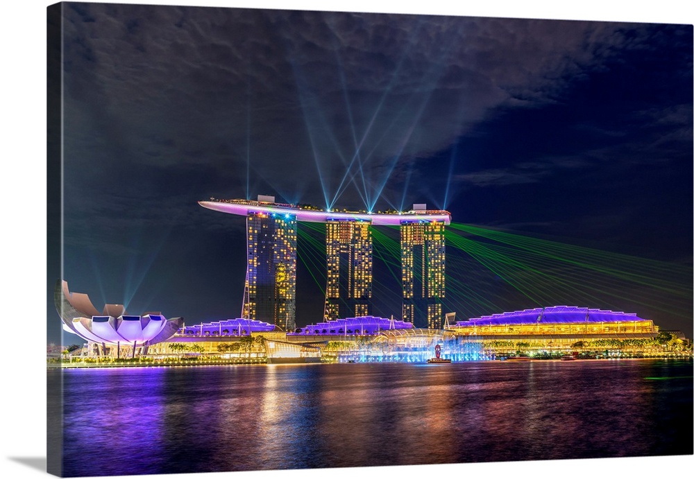 Marina Bay Sands Light and Water Show, Singapore.