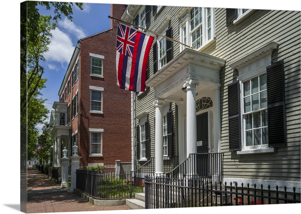 USA, Massachusetts, Salem, Stephen Phillips House, 1806, historic mansion.