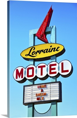 Memphis, Tennessee, Marquee Of The Lorraine Motel, National Civil Rights Museum