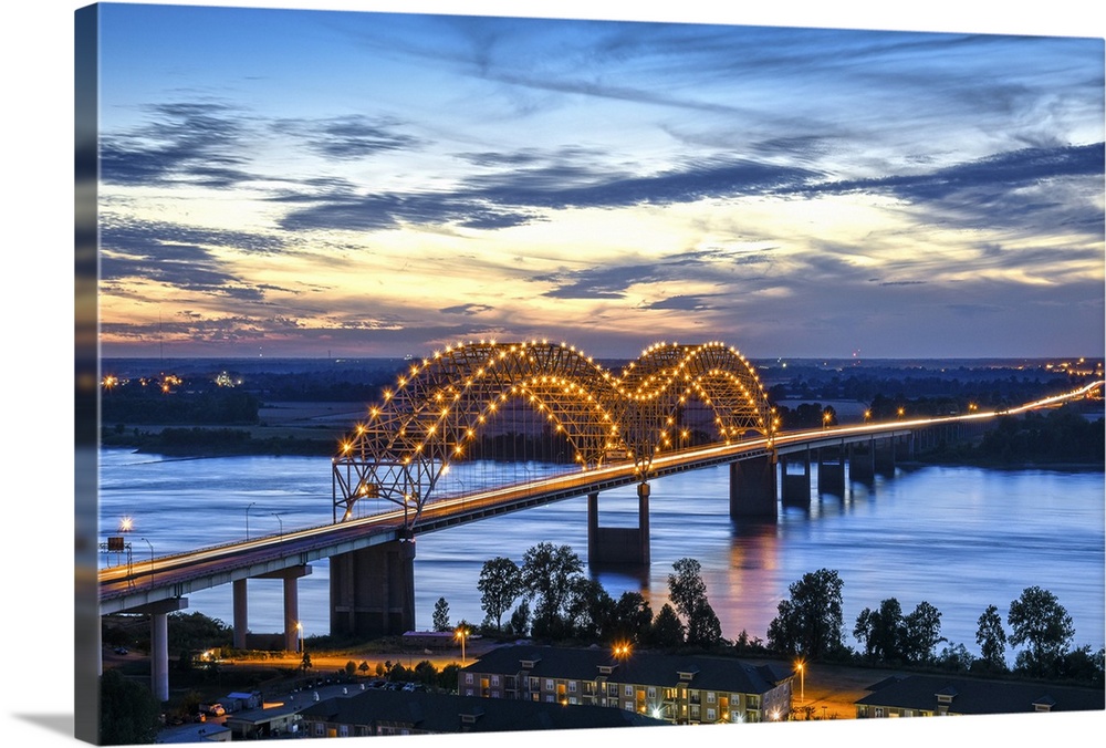 Memphis, Tennessee, Mississippi River, Hernand De Soto Bridge, Connection Between Memphis And Arkansas, Interstate 40.