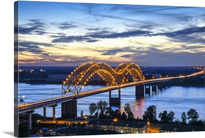 Memphis, Tennessee, Mississippi River, Hernand De Soto Bridge