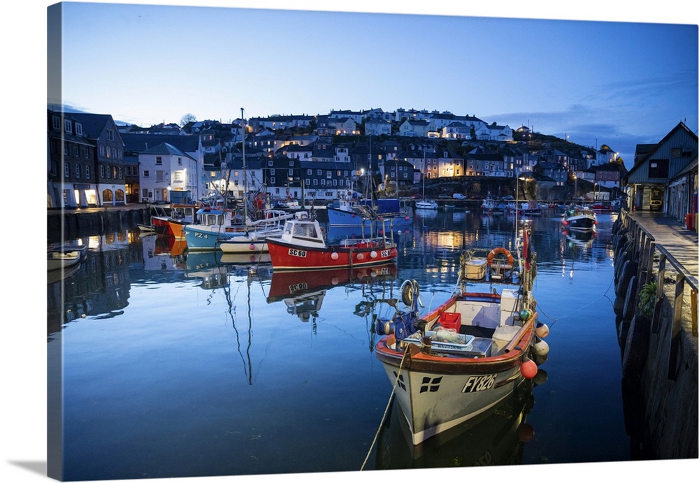 Mevagissey harbour, Cornwall, England, UK