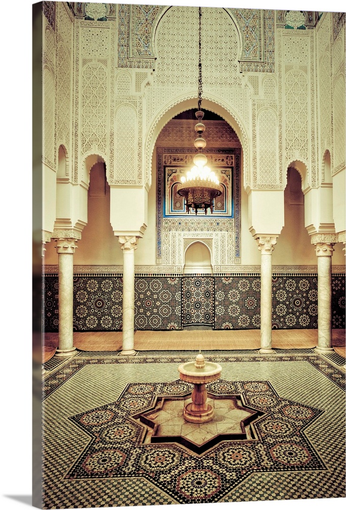 Morocco, Meknes, Medina (Old Town), Moulay Ismal Mausoleum