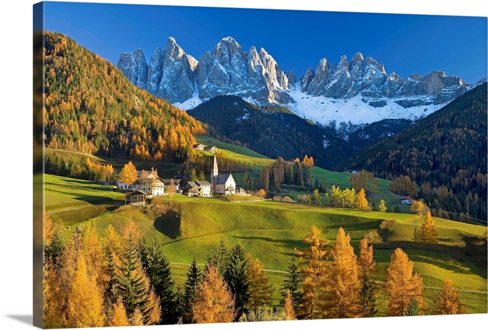 Mountains, Geisler Gruppe/ Geislerspitzen, Dolomites, Trentino-Alto Adige, Italy, Europe