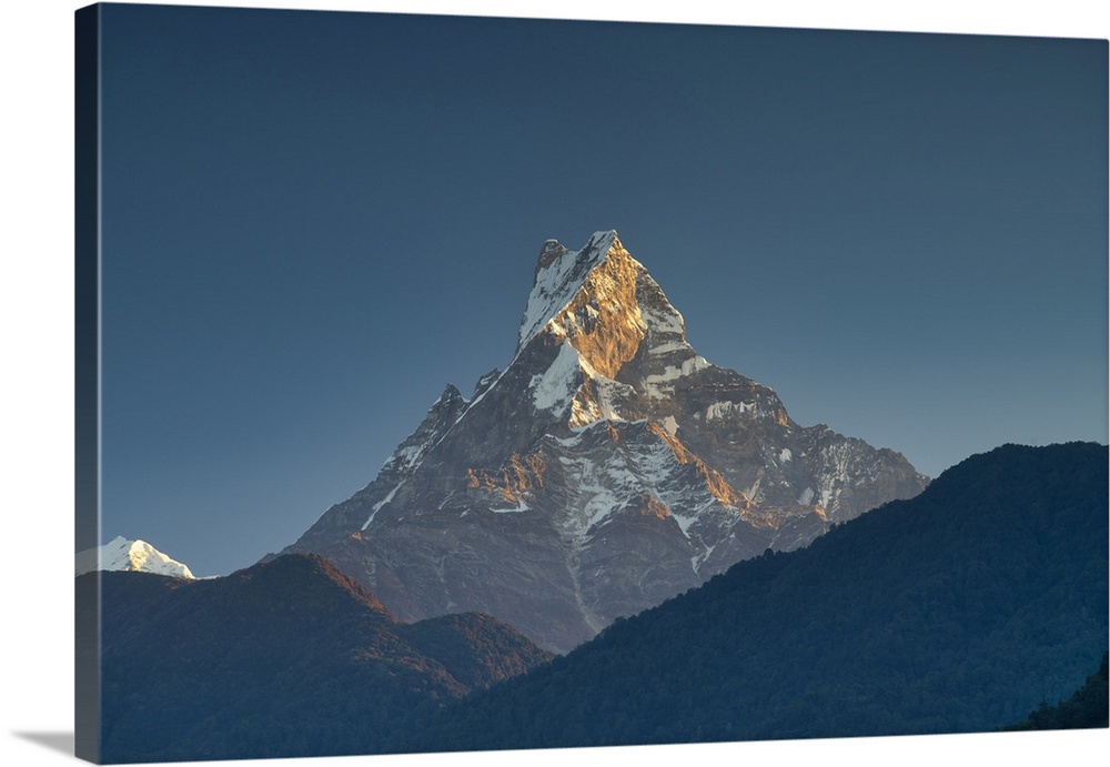 Mt. Machhapuchhare or Fishtail Mountain, Annapurna Range, Nepal, Asia