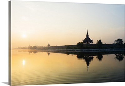 Myanmar, Mandalay, Mandalay Palace