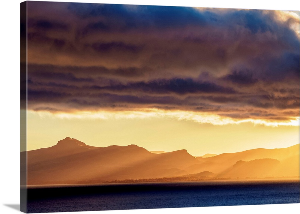 Nahuel Huapi Lake at sunrise, San Carlos de Bariloche, Nahuel Huapi National Park, Rio Negro Province, Argentina.