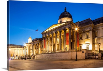 National Portrait Gallery, Trafalgar Square, London, England, Uk