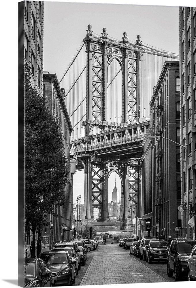 USA, New York, Brooklyn, Dumbo, Manhattan Bridge.