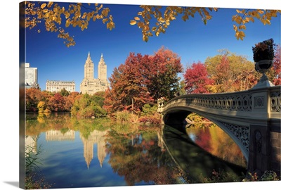 New York City, Manhattan, Central Park, Bow Bridge