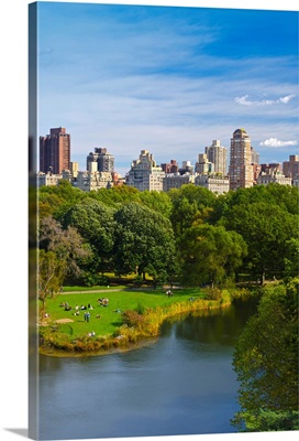 New York, Manhattan, Central Park, Belvedere Lake