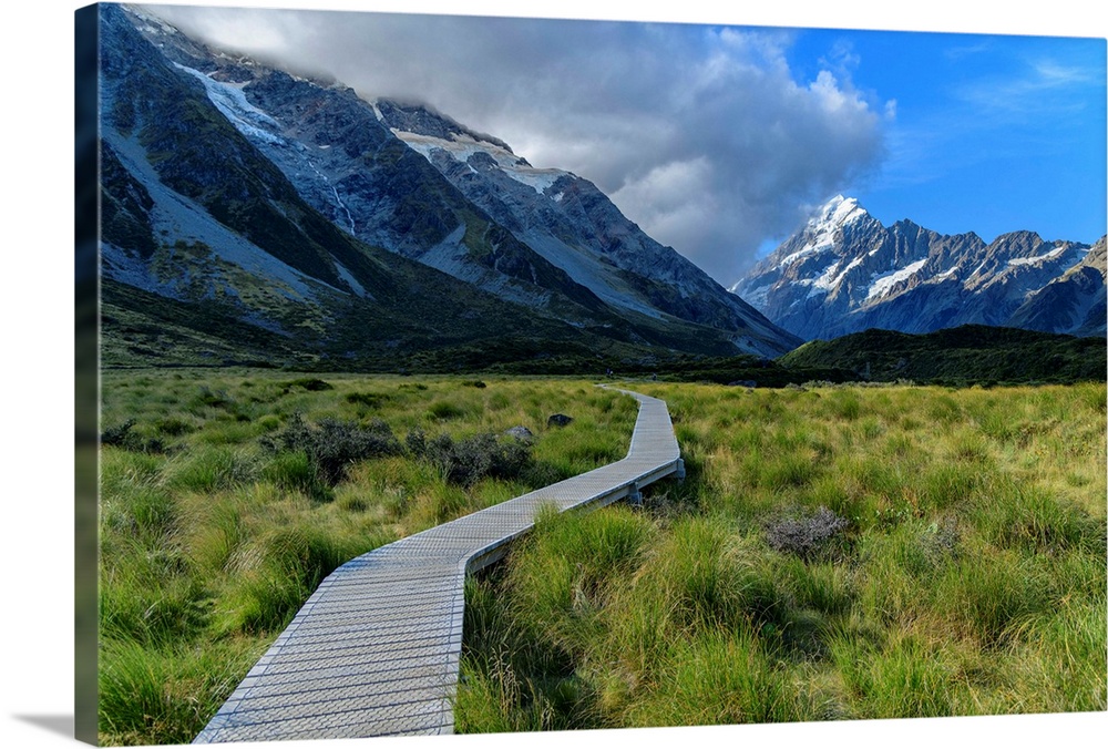 Oceania, New Zealand, Aotearoa, South Island, Otago, Mount Cook National Park, Hooker Valley