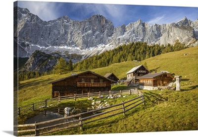 Old Mountain Farm In Innervillgraten, Villgratental, East Tyrol, Tyrol, Austriawooden