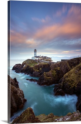One of the lighthouses on the island, the Fanad Head, County Donegal, Ireland