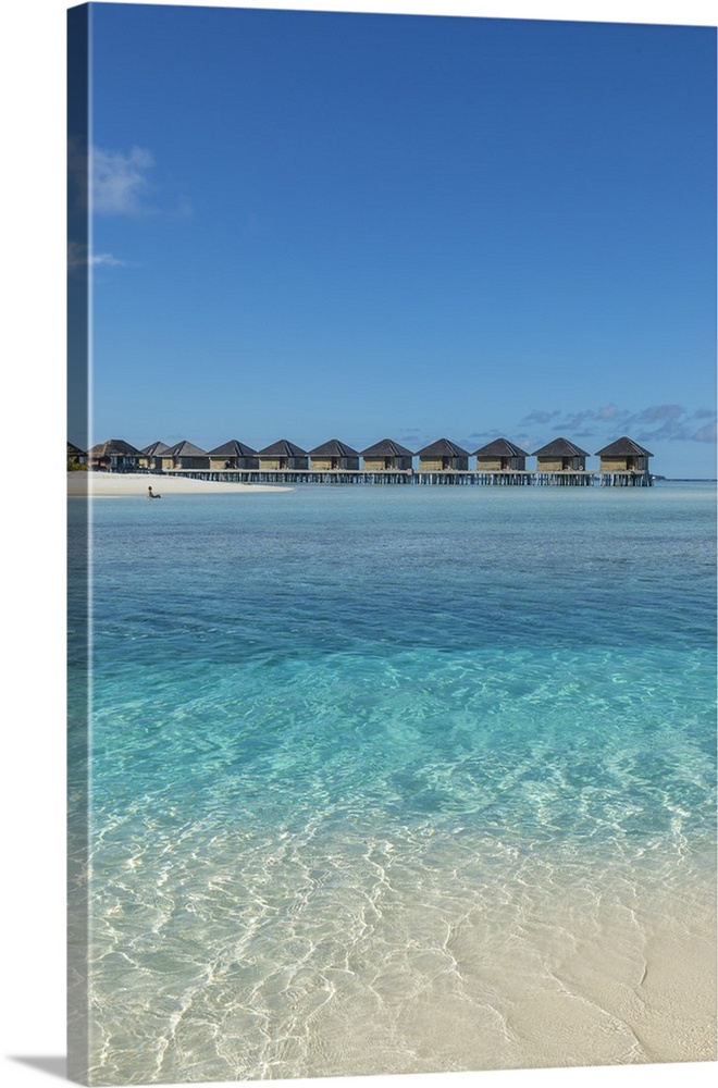 Overwater bungalows, Anantara Veli resort, South Male Atoll, Maldives.