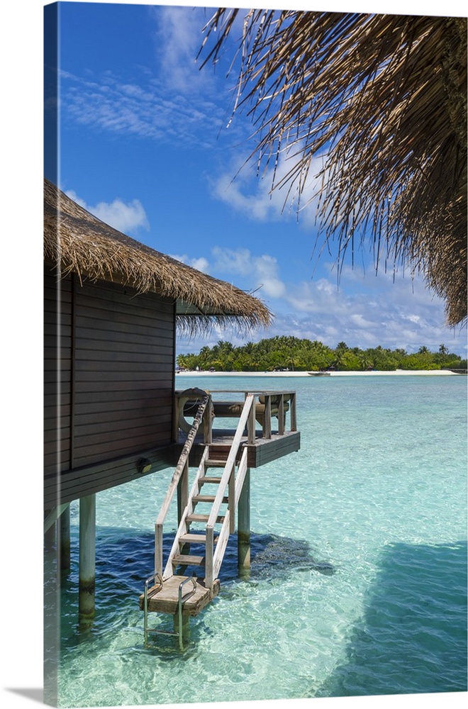 Overwater bungalows, Anantara Veli resort, South Male Atoll, Maldives.