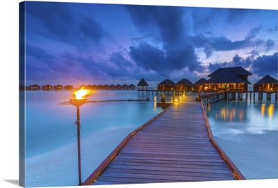 Overwater Spa, Anantara Dhigu resort, South Male Atoll, Maldives