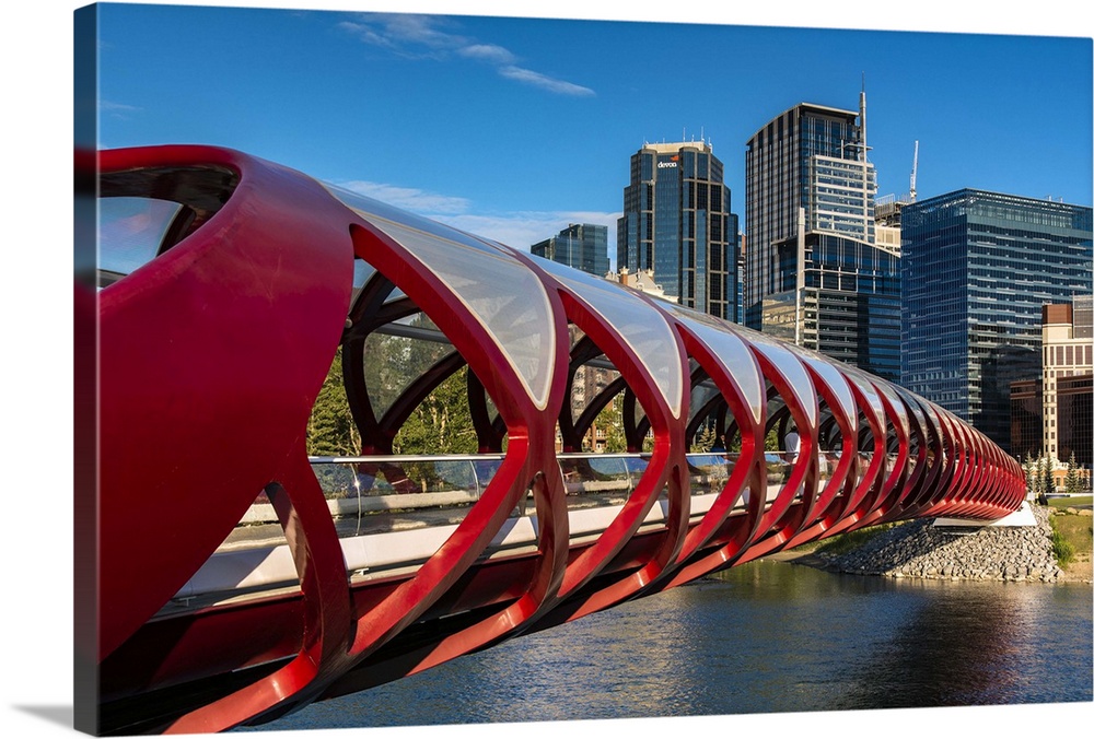 Peace Bridge, Calgary, Alberta, Canada.