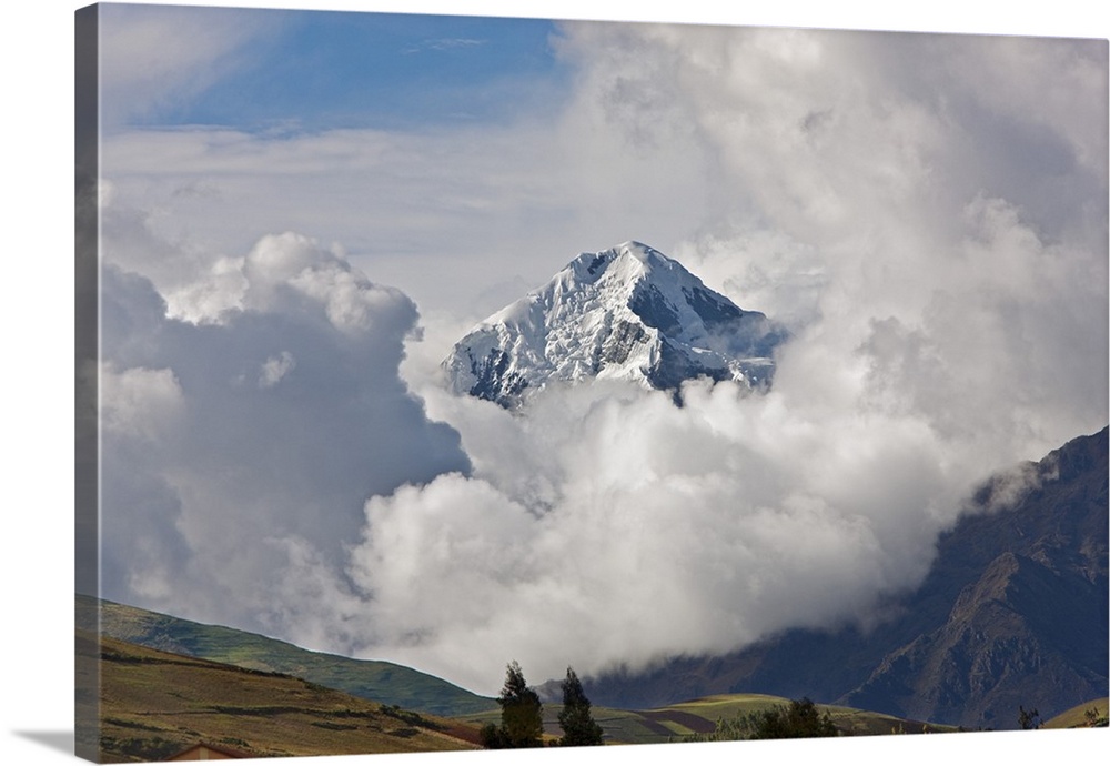 Peru, High above the Urubamba Valley, Mount Veronica. 18,600 ft, the highest in the range. In Quechua, Wakay Willca 'Sacre...