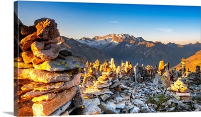 Peterskopfl At Sunrise-Europe, Austria, Zillertal, Peterskopfl, Keisergebirge