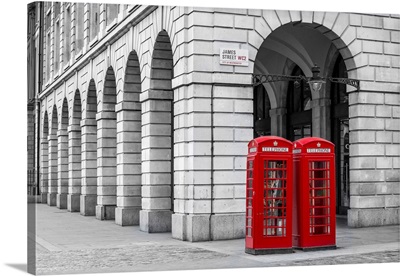 Phone Boxes, Covent Garden, London, England, UK