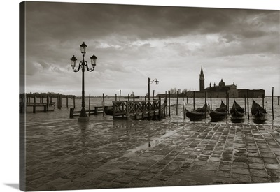 Piazza San Marco looking across to San Giorgio Maggiore, Venice, Italy