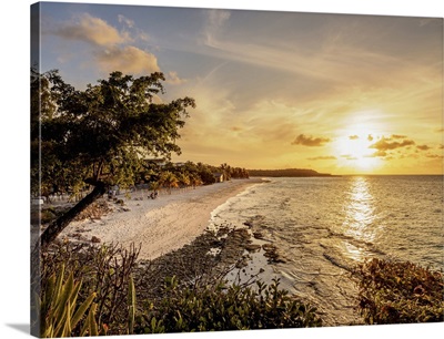 Playa Esmeralda At Sunset, Holguin Province, Cuba