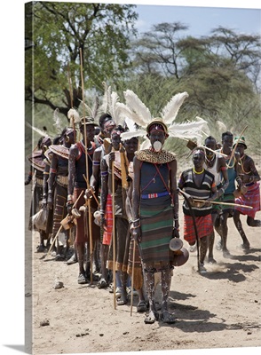 Pokot people having a Koyogho ceremony