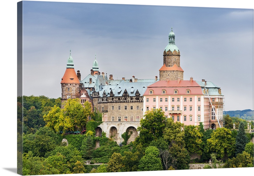 Europe, Poland, Silesia, Ksiaz Castle.