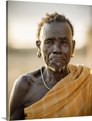 Portrait Of Ayke Bito, Hamar Tribe, Omo Valley, Ethiopia
