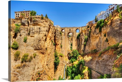 Puente Nuevo Bridge Over The Tajo Gorge, Ronda, Andalusia, Spain