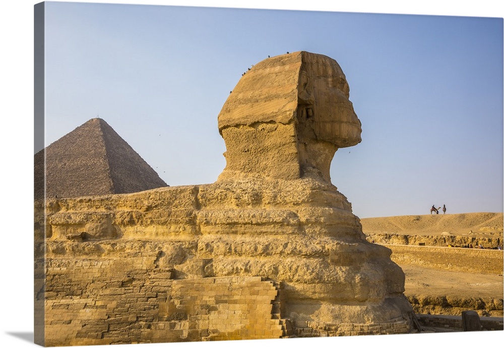 Pyramid of Cheops and the Sphinx, Giza, Cairo, Egypt.
