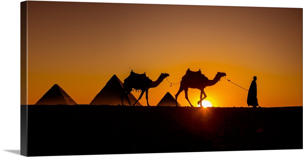 Pyramids of Giza, Cairo, Egypt.