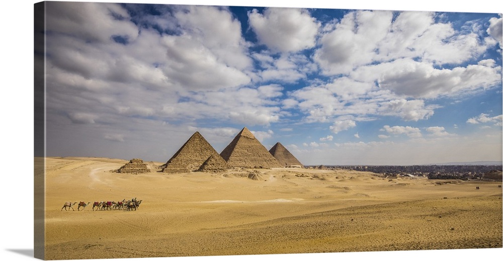 Pyramids of Giza, Giza, Cairo, Egypt.
