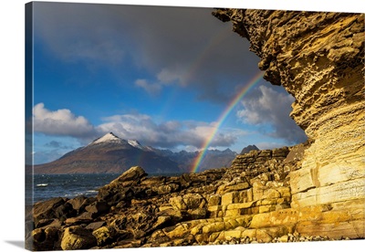 Rainbow At Elgol, Isle Of Skye, Highland Region, Scotland