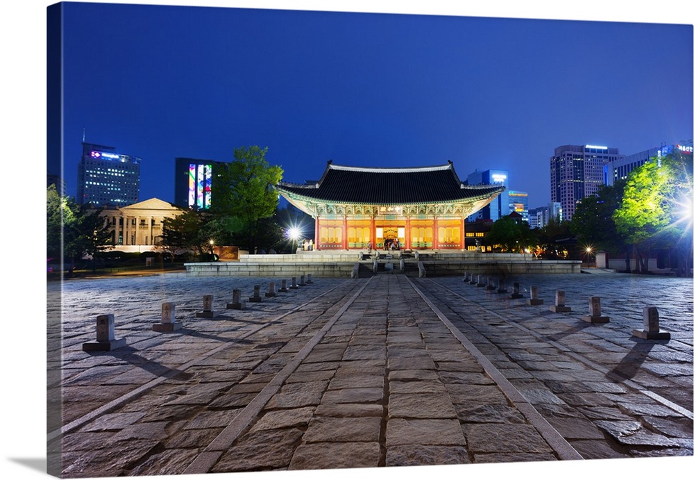 Asia, Republic of Korea, South Korea, Seoul, Deoksugung palace.