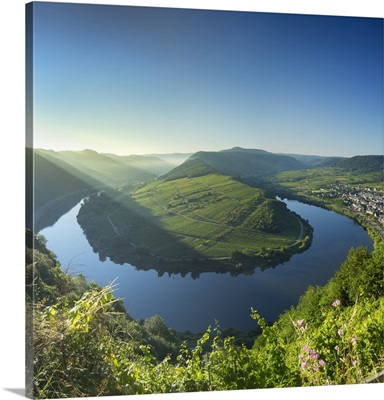 River Moselle, Bremm, Rhineland-Palatinate, Germany