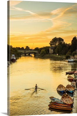 River Thames, Richmond, London, England, Uk