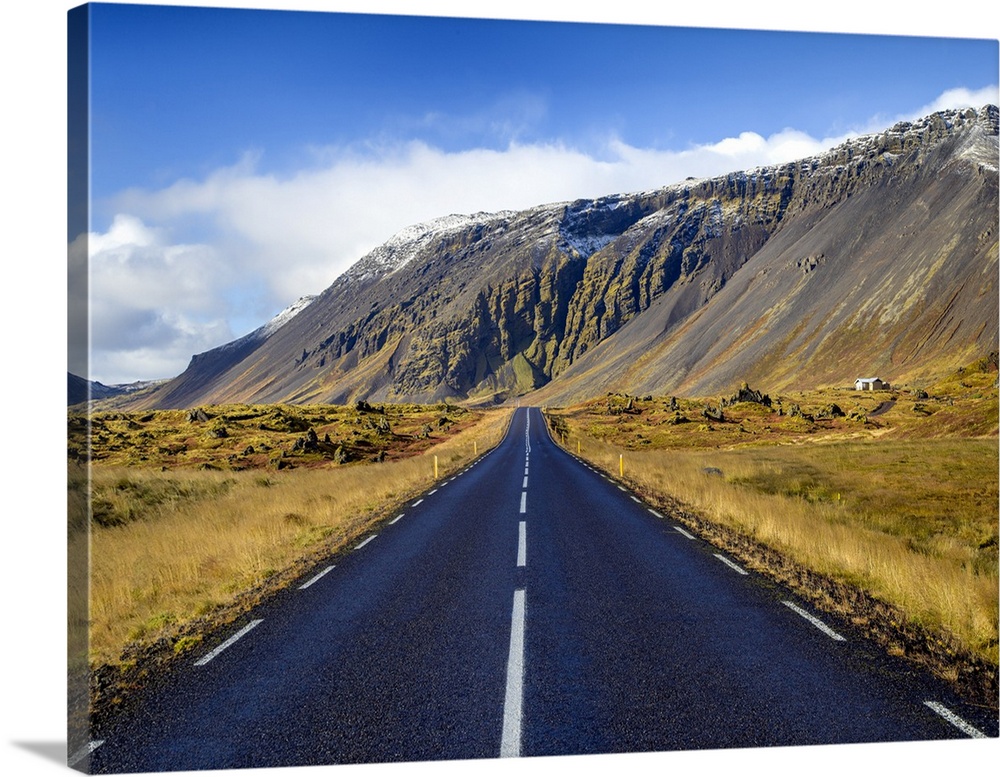 Road to Arnastapi, Fishing Town, Snaefellsness Peninsula, West Iceland, Vesturland, West Iceland, Iceland