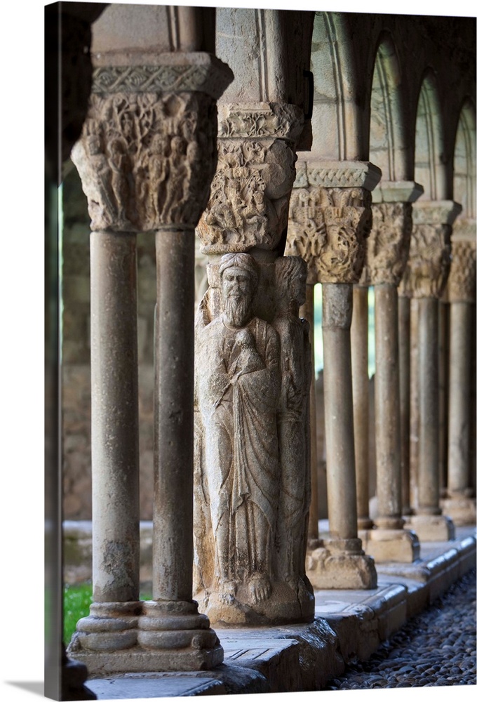 Romanesque Cloisters, St Bertrand De Comminges, Haute-Garonne, Pyrenees, France
