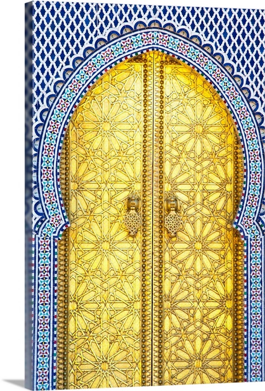 Royal Palace Door, Fes, Morocco | Great Big Canvas