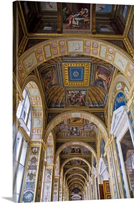 Russia, Hermitage Museum, a copy of a Vatican Gallery, known as the Raphael Loggia
