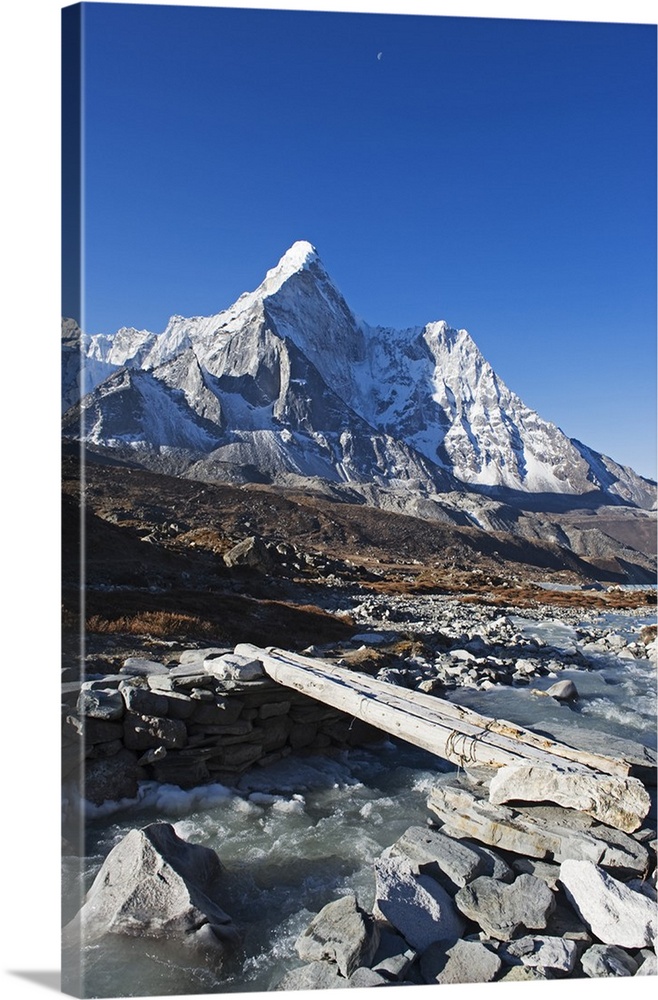 Asia, Nepal, Himalayas, Sagarmatha National Park, Solu Khumbu Everest Region, UNESCO World Heritage, Ama Dablam (6812m).